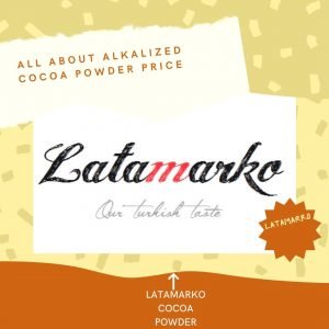 Alkalized or non-acidic cocoa powder
