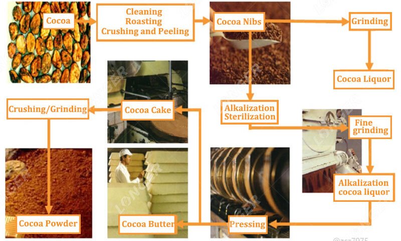 cocoa powder particle size distribution