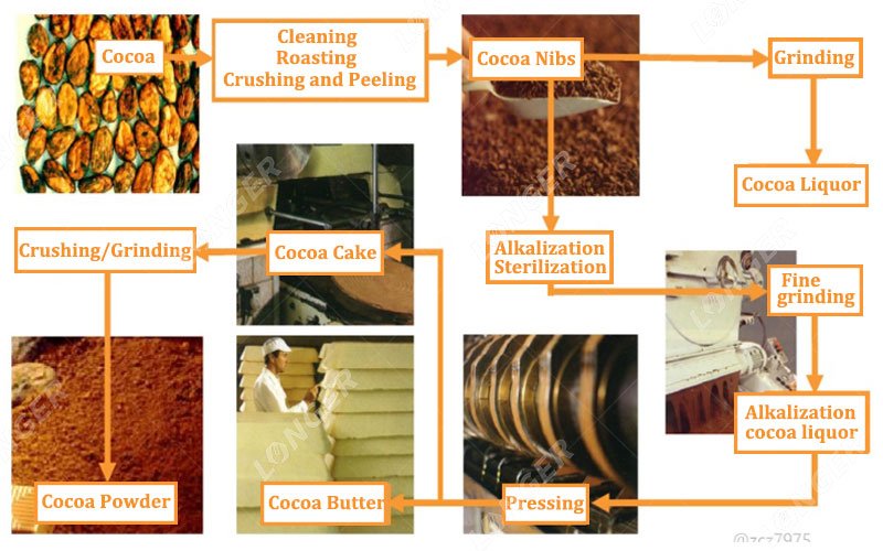 cocoa powder particle size distribution